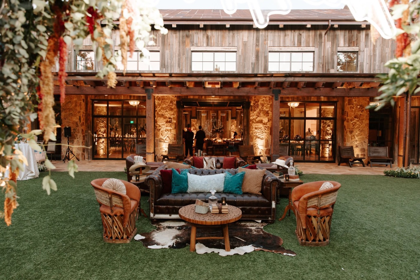 Lounge styling under the lights